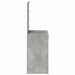 Birou de Toaletă Gri beton 50 x 41 x 135 cm Lemn compozit - WALTI WALTI