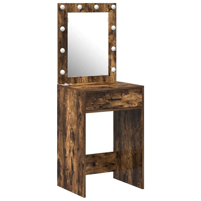 Birou de Toaletă Stejar afumat 50 x 41 x 135 cm Lemn compozit - WALTI WALTI