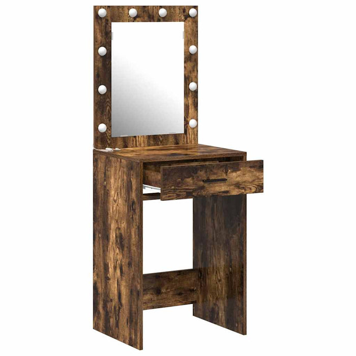 Birou de Toaletă Stejar afumat 50 x 41 x 135 cm Lemn compozit - WALTI WALTI