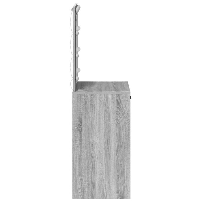 Birou de Toaletă Gri Sonoma 50 x 41 x 135 cm Lemn compozit - WALTI WALTI