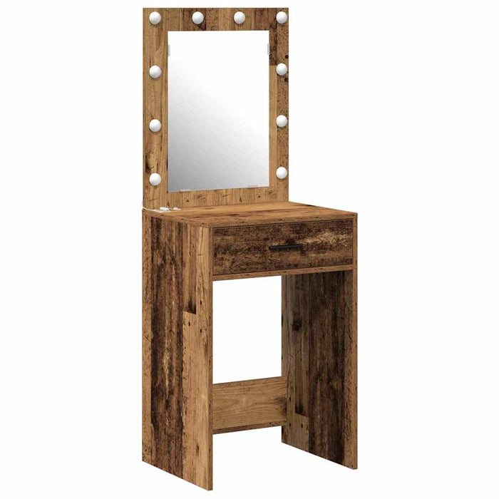 Birou de Toaletă Lemn Vechi 50 x 41 x 135 cm Lemn compozit - WALTI WALTI