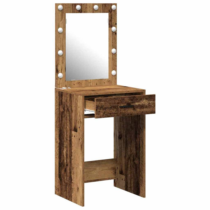 Birou de Toaletă Lemn Vechi 50 x 41 x 135 cm Lemn compozit - WALTI WALTI