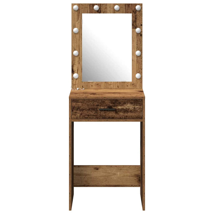 Birou de Toaletă Lemn Vechi 50 x 41 x 135 cm Lemn compozit - WALTI WALTI
