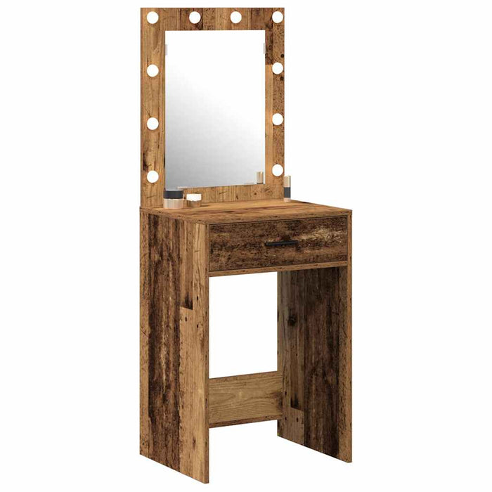 Birou de Toaletă Lemn Vechi 50 x 41 x 135 cm Lemn compozit - WALTI WALTI