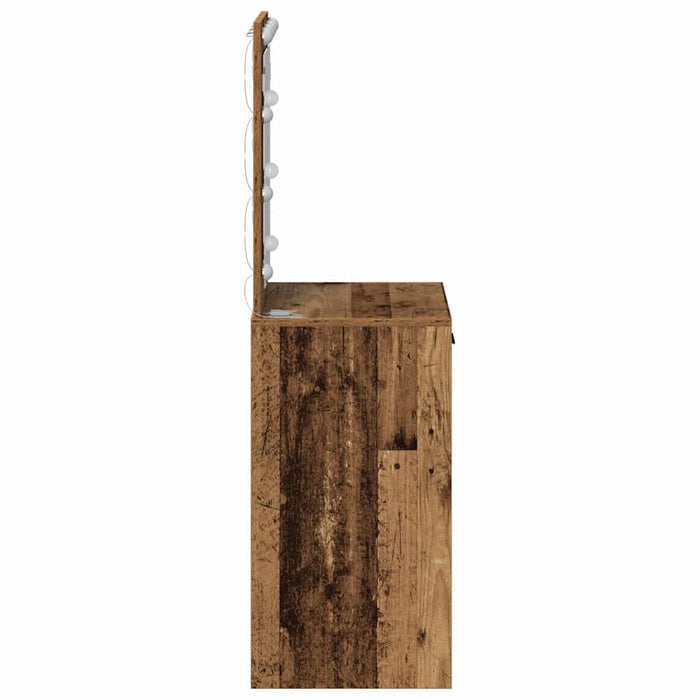 Birou de Toaletă Lemn Vechi 50 x 41 x 135 cm Lemn compozit - WALTI WALTI