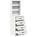 Bufet cu sertar Alb 40 x 41 x 135 cm Lemn compozit - WALTI WALTI