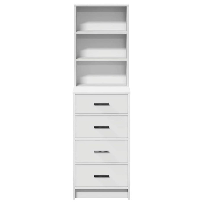 Bufet cu sertar Alb 40 x 41 x 135 cm Lemn compozit - WALTI WALTI