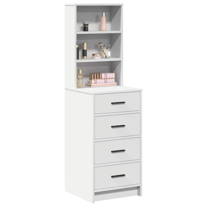 Bufet cu sertar Alb 40 x 41 x 135 cm Lemn compozit - WALTI WALTI