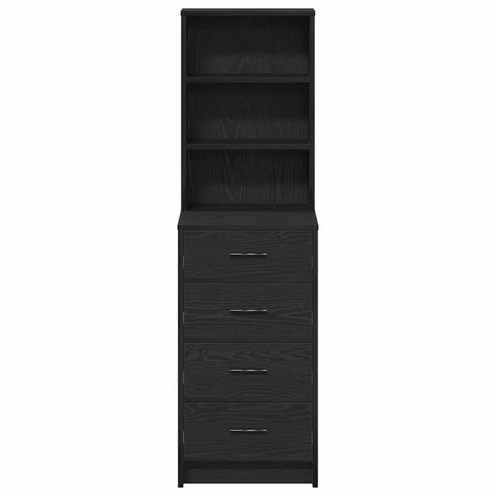 Bufet cu sertar Stejar negru 40 x 41 x 135 cm Lemn compozit - WALTI WALTI