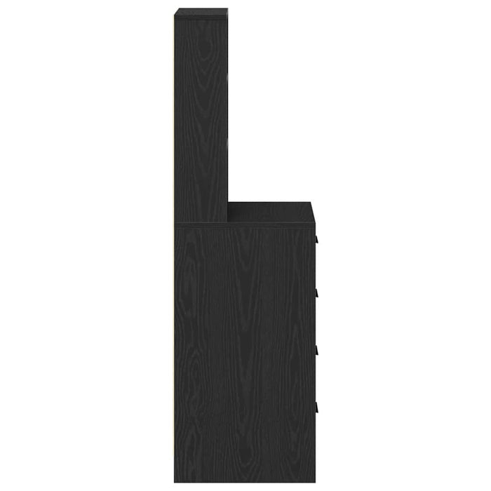 Bufet cu sertar Stejar negru 40 x 41 x 135 cm Lemn compozit - WALTI WALTI