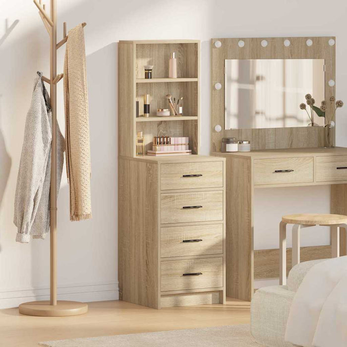 Bufet cu sertar Stejar sonoma 40 x 41 x 135 cm Lemn compozit - WALTI WALTI