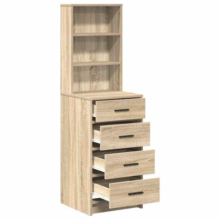 Bufet cu sertar Stejar sonoma 40 x 41 x 135 cm Lemn compozit - WALTI WALTI