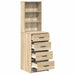 Bufet cu sertar Stejar sonoma 40 x 41 x 135 cm Lemn compozit - WALTI WALTI