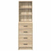 Bufet cu sertar Stejar sonoma 40 x 41 x 135 cm Lemn compozit - WALTI WALTI