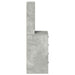 Bufet cu sertar Gri beton 40 x 41 x 135 cm Lemn compozit - WALTI WALTI