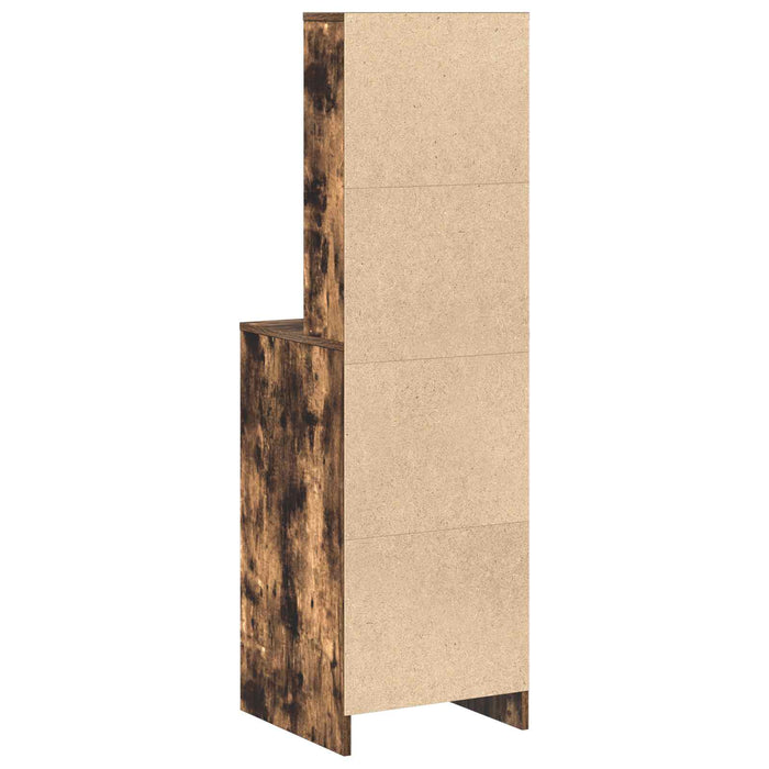 Bufet cu sertar Stejar afumat 40 x 41 x 135 cm Lemn compozit - WALTI WALTI