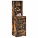 Bufet cu sertar Stejar afumat 40 x 41 x 135 cm Lemn compozit - WALTI WALTI