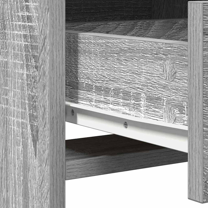 Bufet cu sertar sonoma gri 40 x 41 x 135 cm Lemn compozit - WALTI WALTI
