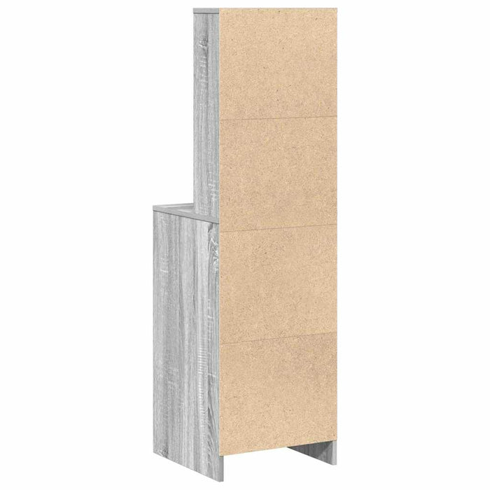 Bufet cu sertar sonoma gri 40 x 41 x 135 cm Lemn compozit - WALTI WALTI