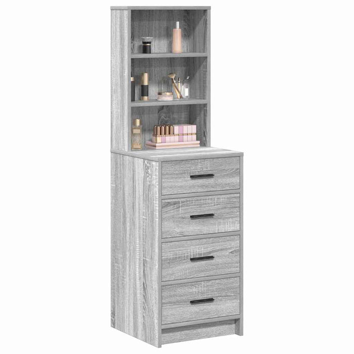 Bufet cu sertar sonoma gri 40 x 41 x 135 cm Lemn compozit - WALTI WALTI