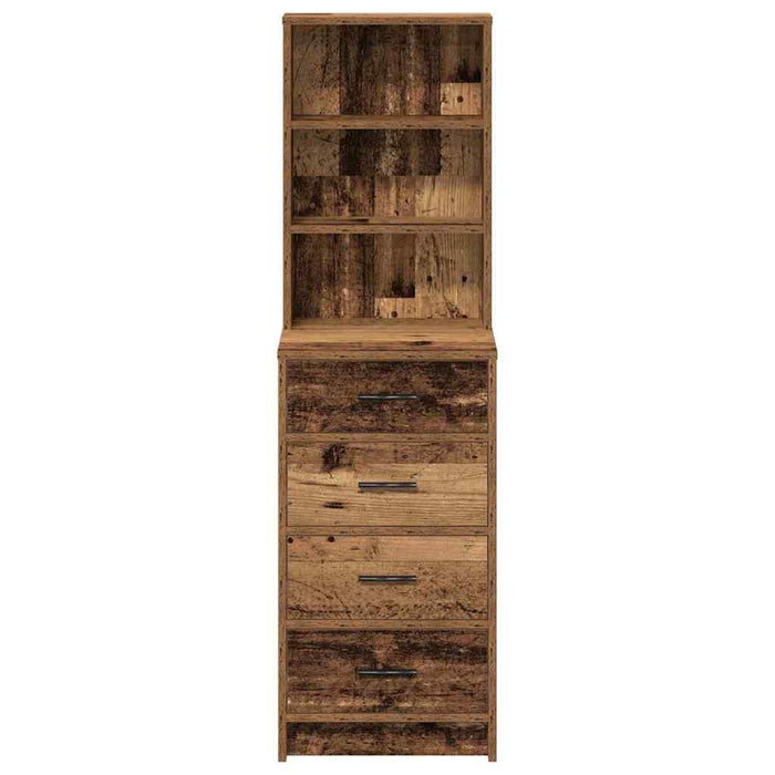 Bufet cu sertar Lemn vechi 40 x 41 x 135 cm Lemn compozit - WALTI WALTI