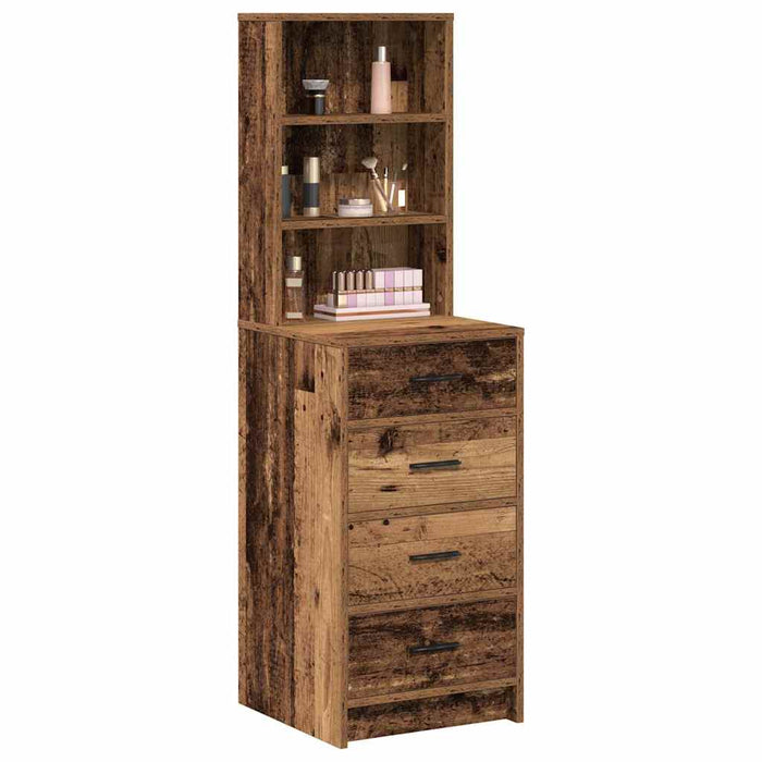 Bufet cu sertar Lemn vechi 40 x 41 x 135 cm Lemn compozit - WALTI WALTI