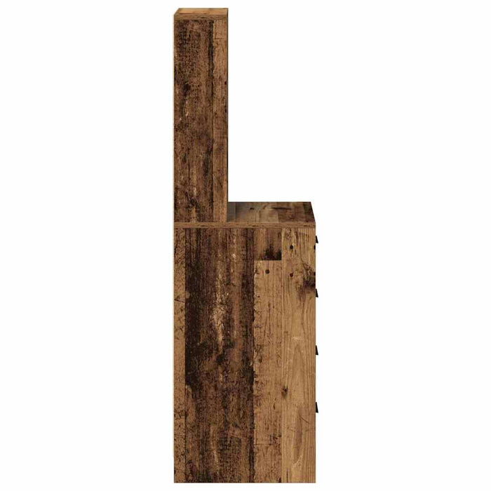Bufet cu sertar Lemn vechi 40 x 41 x 135 cm Lemn compozit - WALTI WALTI