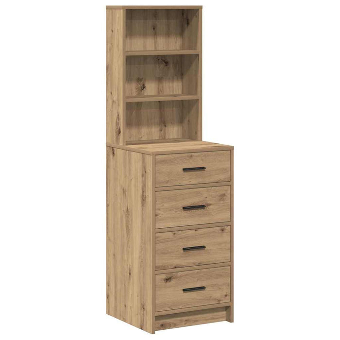 Bufet cu sertar stejar artizanal 40 x 41 x 135 cm Lemn compozit - WALTI WALTI