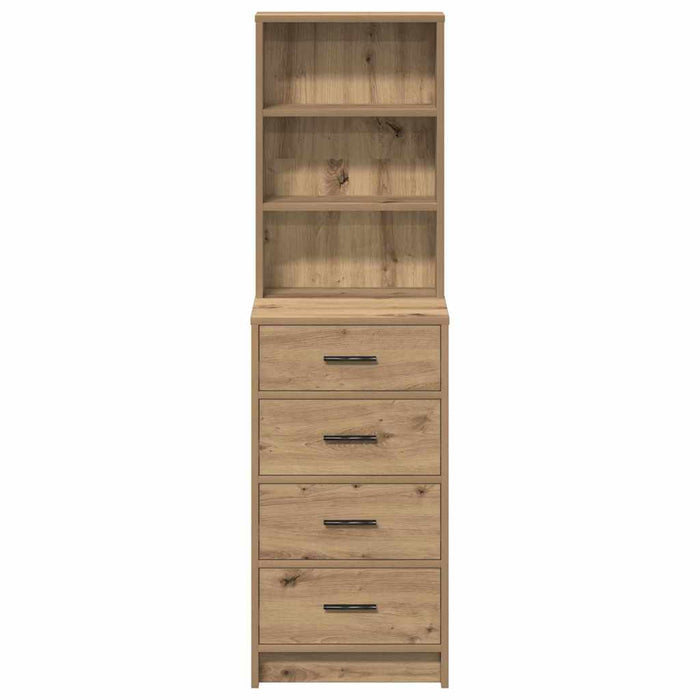 Bufet cu sertar stejar artizanal 40 x 41 x 135 cm Lemn compozit - WALTI WALTI