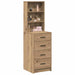 Bufet cu sertar stejar artizanal 40 x 41 x 135 cm Lemn compozit - WALTI WALTI