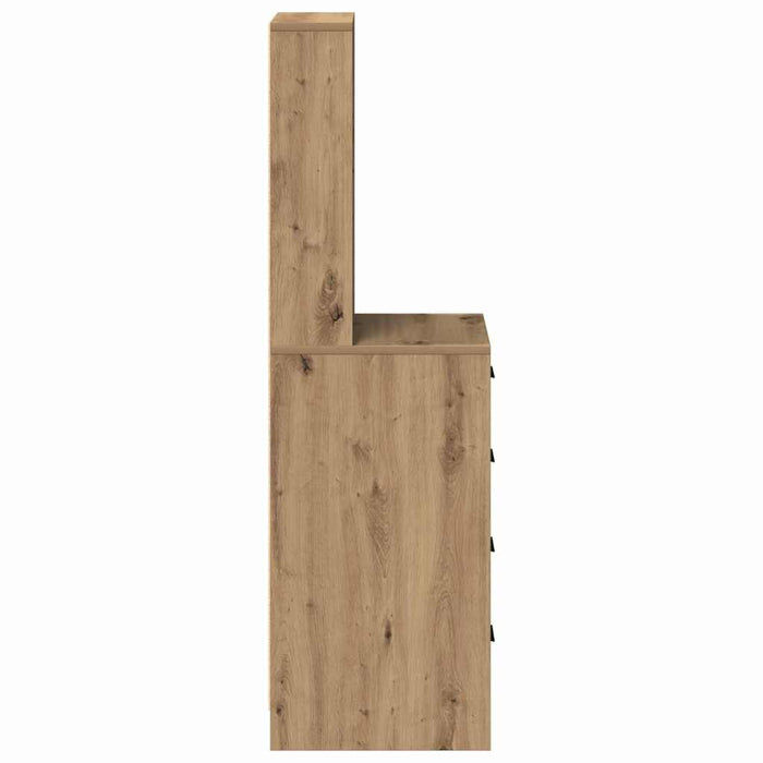 Bufet cu sertar stejar artizanal 40 x 41 x 135 cm Lemn compozit - WALTI WALTI