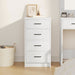 Bufet cu sertar Alb 40 x 41 x 75 cm Lemn compozit - WALTI WALTI
