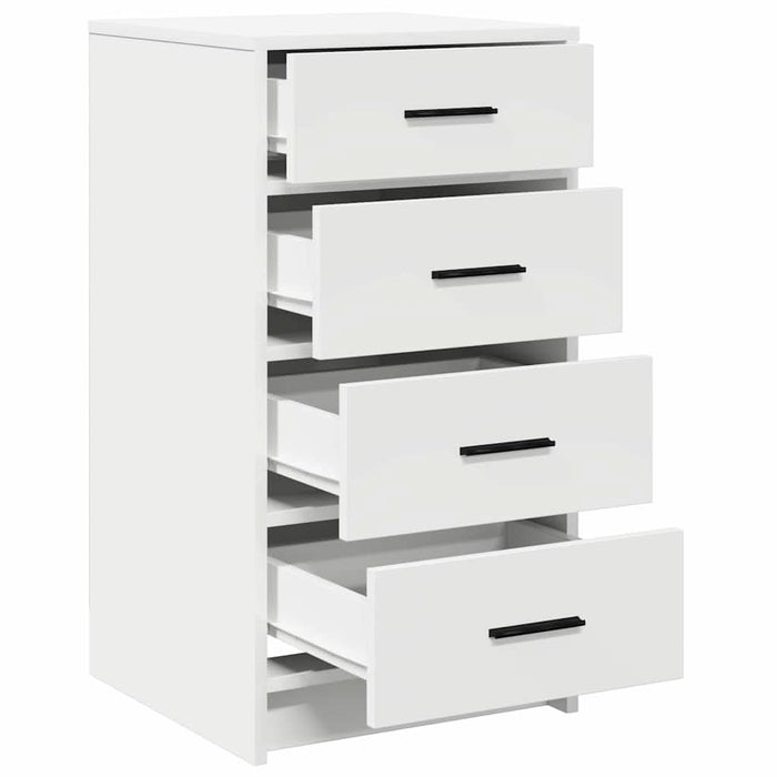 Bufet cu sertar Alb 40 x 41 x 75 cm Lemn compozit - WALTI WALTI