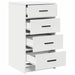 Bufet cu sertar Alb 40 x 41 x 75 cm Lemn compozit - WALTI WALTI