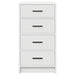 Bufet cu sertar Alb 40 x 41 x 75 cm Lemn compozit - WALTI WALTI