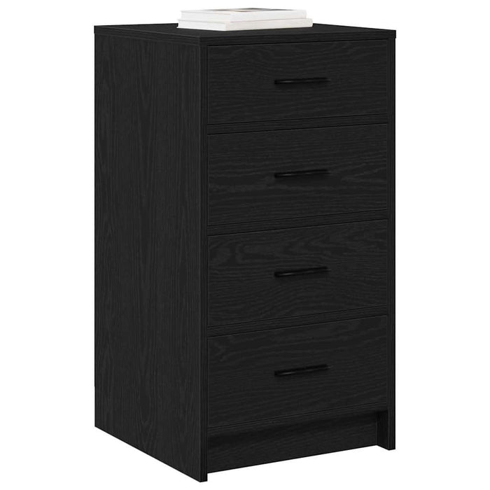 Bufet cu sertar Stejar negru 40 x 41 x 75 cm Lemn compozit - WALTI WALTI