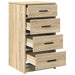 Bufet cu sertar Stejar sonoma 40 x 41 x 75 cm Lemn compozit - WALTI WALTI