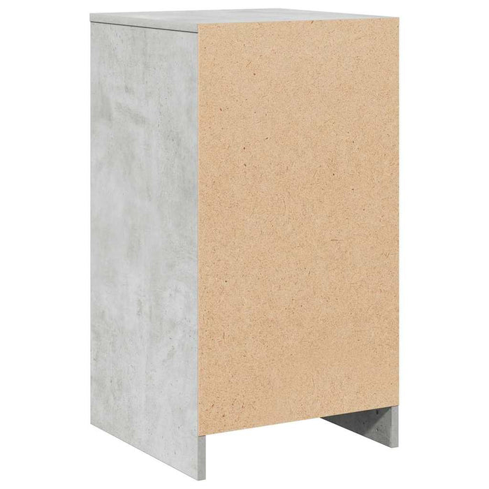 Bufet cu sertar Gri beton 40 x 41 x 75 cm Lemn compozit - WALTI WALTI