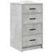 Bufet cu sertar Gri beton 40 x 41 x 75 cm Lemn compozit - WALTI WALTI