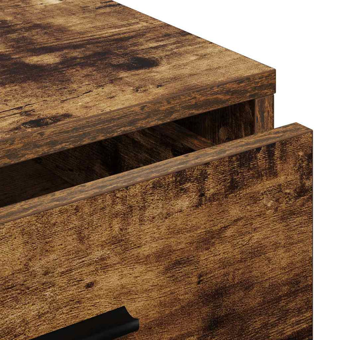 Bufet cu sertar Stejar afumat 40 x 41 x 75 cm Lemn compozit - WALTI WALTI