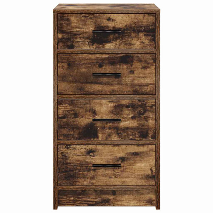 Bufet cu sertar Stejar afumat 40 x 41 x 75 cm Lemn compozit - WALTI WALTI