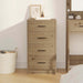 Bufet cu sertar stejar artizanal 40 x 41 x 75 cm Lemn compozit - WALTI WALTI