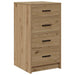 Bufet cu sertar stejar artizanal 40 x 41 x 75 cm Lemn compozit - WALTI WALTI