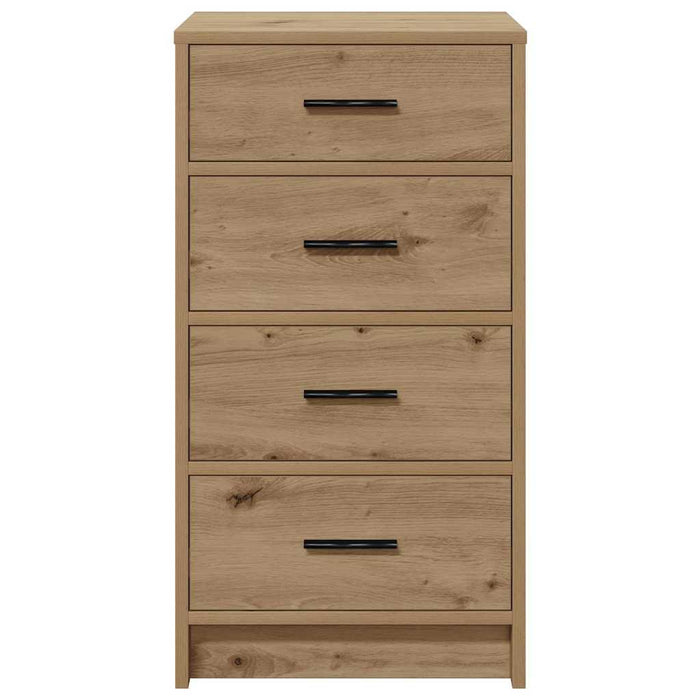Bufet cu sertar stejar artizanal 40 x 41 x 75 cm Lemn compozit - WALTI WALTI