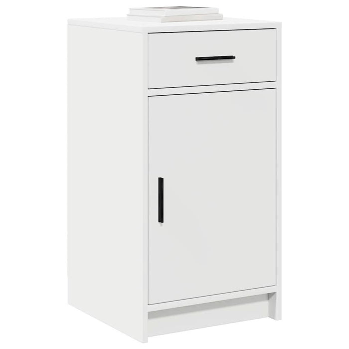 Bufet cu sertar Alb 40 x 40.5 x 75 cm Lemn compozit - WALTI WALTI