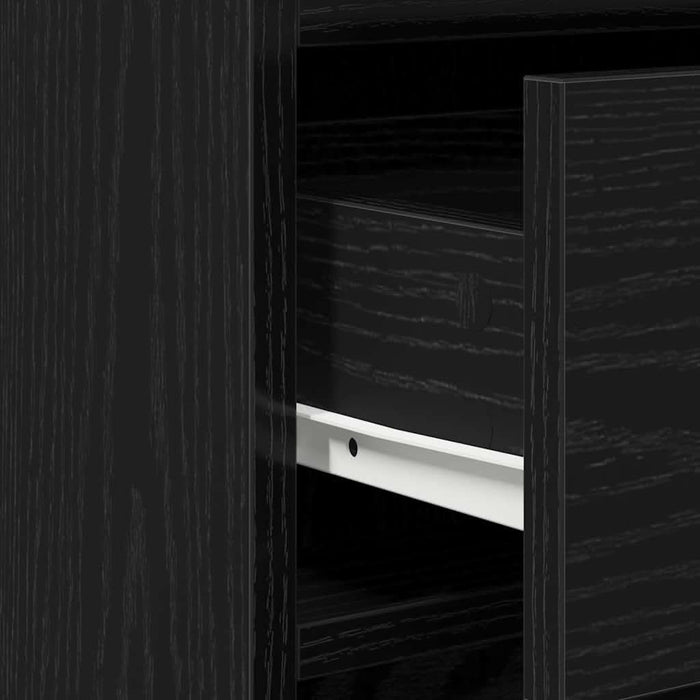 Bufet cu sertar Stejar negru 40 x 40.5 x 75 cm Lemn compozit - WALTI WALTI