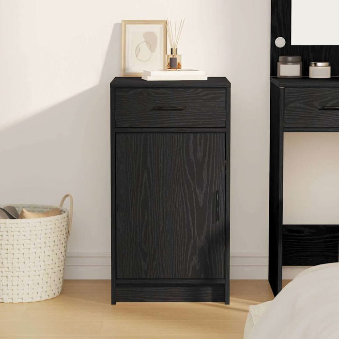 Bufet cu sertar Stejar negru 40 x 40.5 x 75 cm Lemn compozit - WALTI WALTI