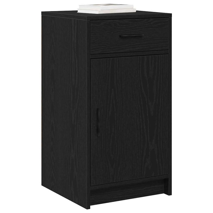 Bufet cu sertar Stejar negru 40 x 40.5 x 75 cm Lemn compozit - WALTI WALTI