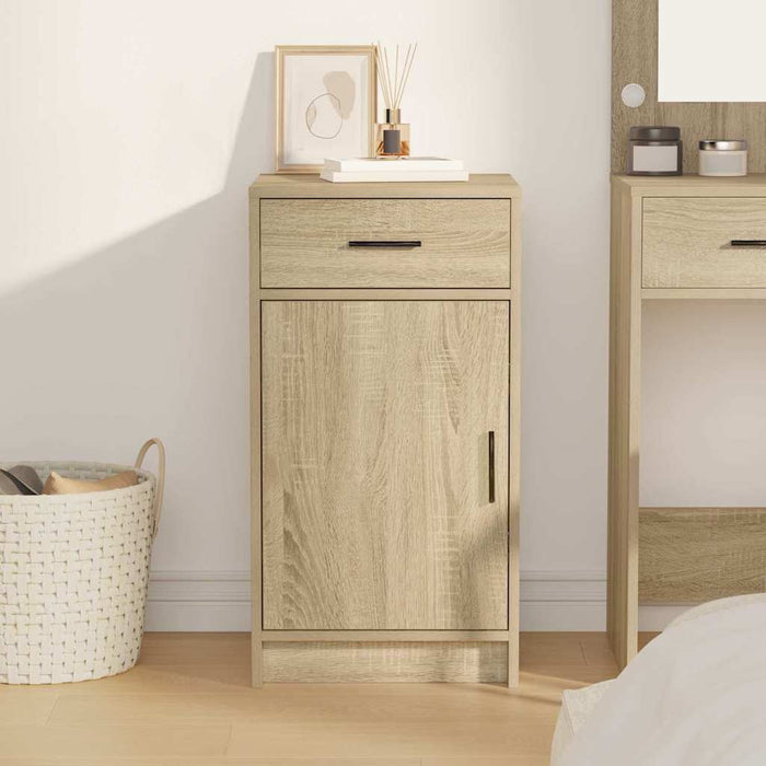 Bufet cu sertar Stejar Sonoma 40 x 40.5 x 75 cm Lemn compozit - WALTI WALTI
