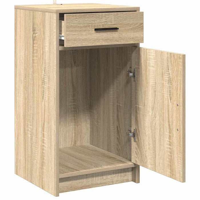 Bufet cu sertar Stejar Sonoma 40 x 40.5 x 75 cm Lemn compozit - WALTI WALTI